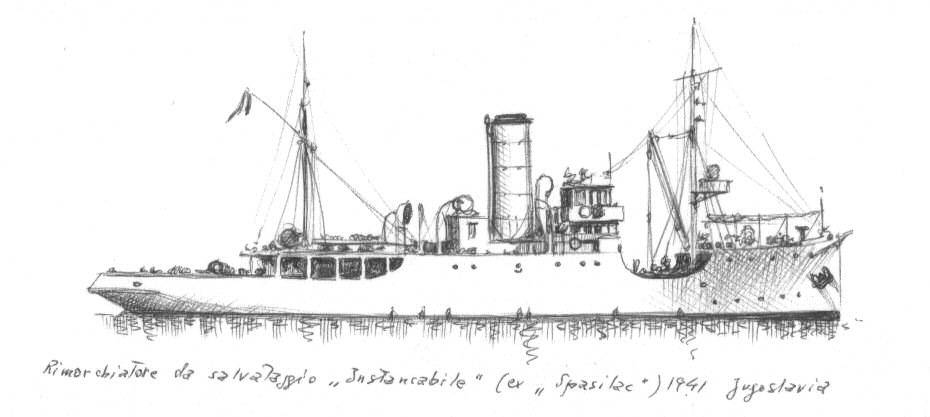1941 - Rimorchiatore da salvataggio 'Instancabile' - ex 'Spasilac'